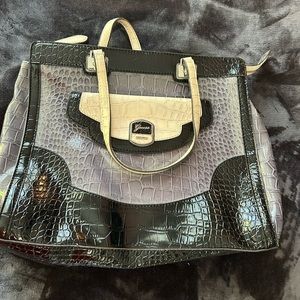 Vintage Guess bag black, gray and beige